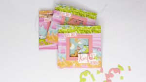 Schüttelkarte, Verpackung, Kärtchen, Konfetti, Anleitung, Stampin Up, handmade