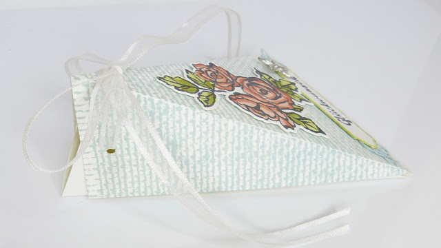 Anleitung, Verpackung, Dreiecksbox, Stampin Up, handmade, Papierbasteln, Stempelitis