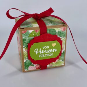 Erdbeere Geschenkschachtel