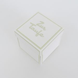 Explosionsbox Taufe