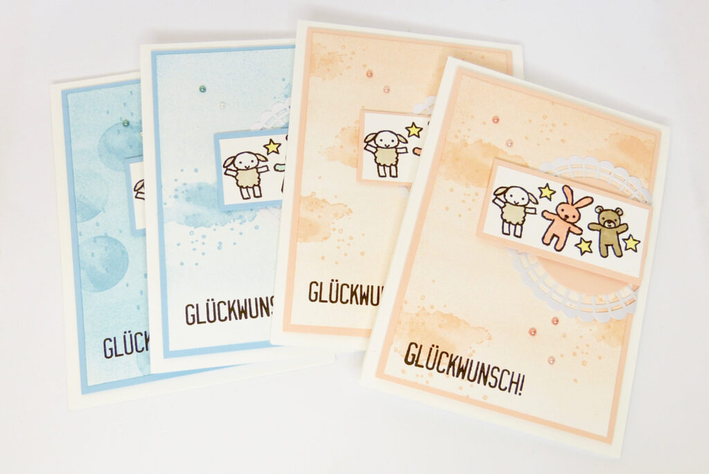 Babysitter, Zur Geburt, Technik, Stampin Up, handmade