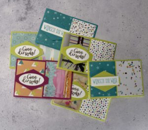 Gutscheinkarte, Geburtstag, Anleitung, Stampin Up, Stempelitis