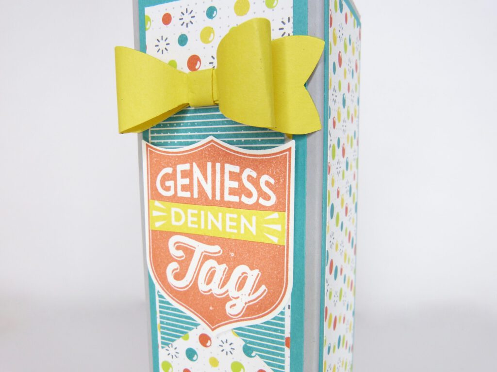 Schokoladenspender, Anleitung, Papierbasteln, Tutorial, YouTube, Stampin Up, Stempelitis, Handmade