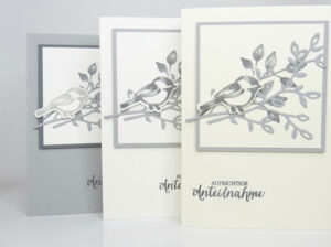 Trauerkarte, Anleitung, Stampin Up, Karte basteln