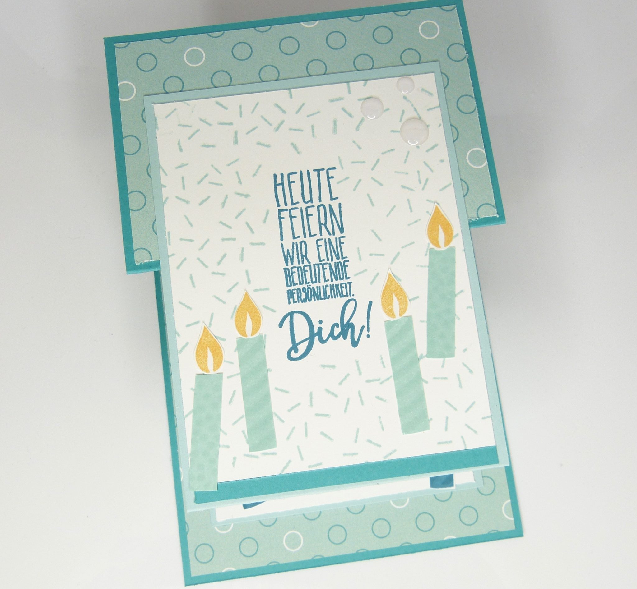 Z Fold Karte, Anleitung, Stampin Up, Tutorial, Geburtstagskarte, schenken, handmade