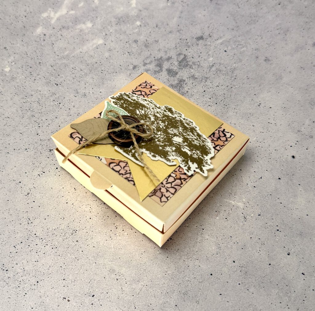 Pizzabox, Kraft der Natur, Anleitung, Video, YouTube, Stampin up, Handmade