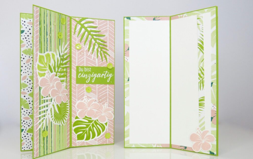 X Karte, Anleitung, Video, Kartenform, Stampin Up, Stempelitis