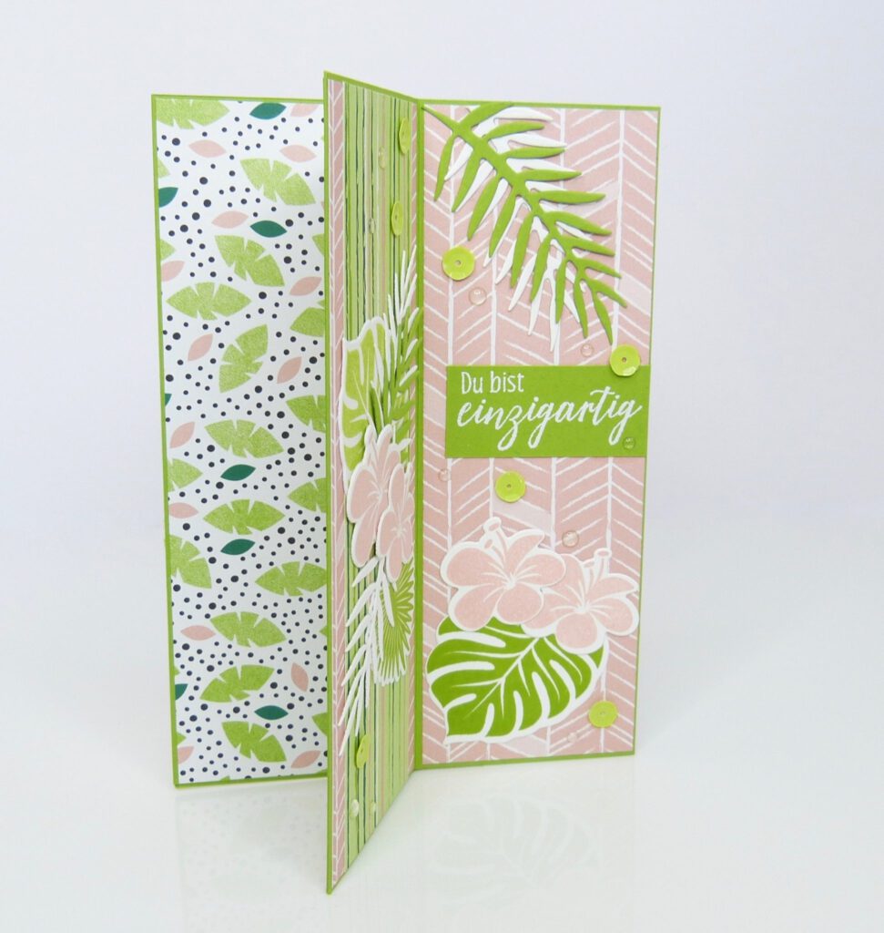 X Karte, Anleitung, Video, Kartenform, Stampin Up, Stempelitis