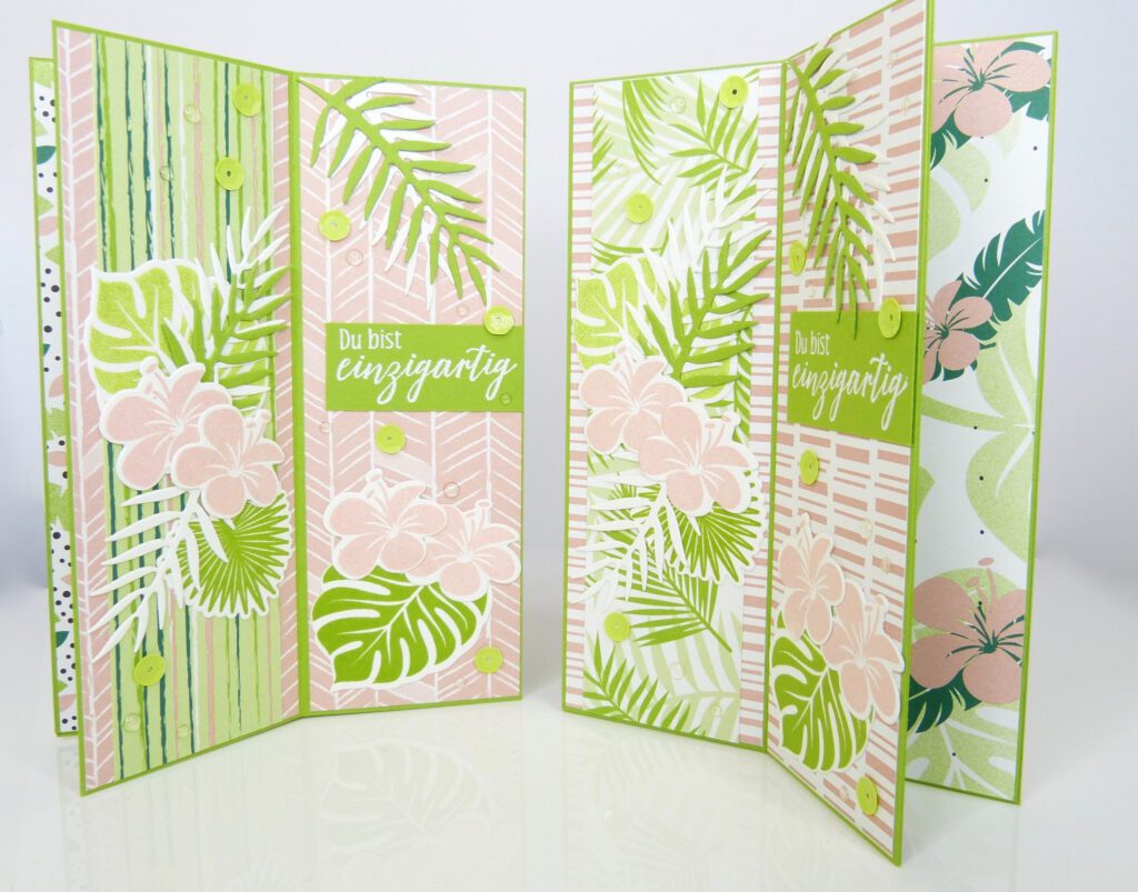 X Karte, Anleitung, Video, Kartenform, Stampin Up, Stempelitis