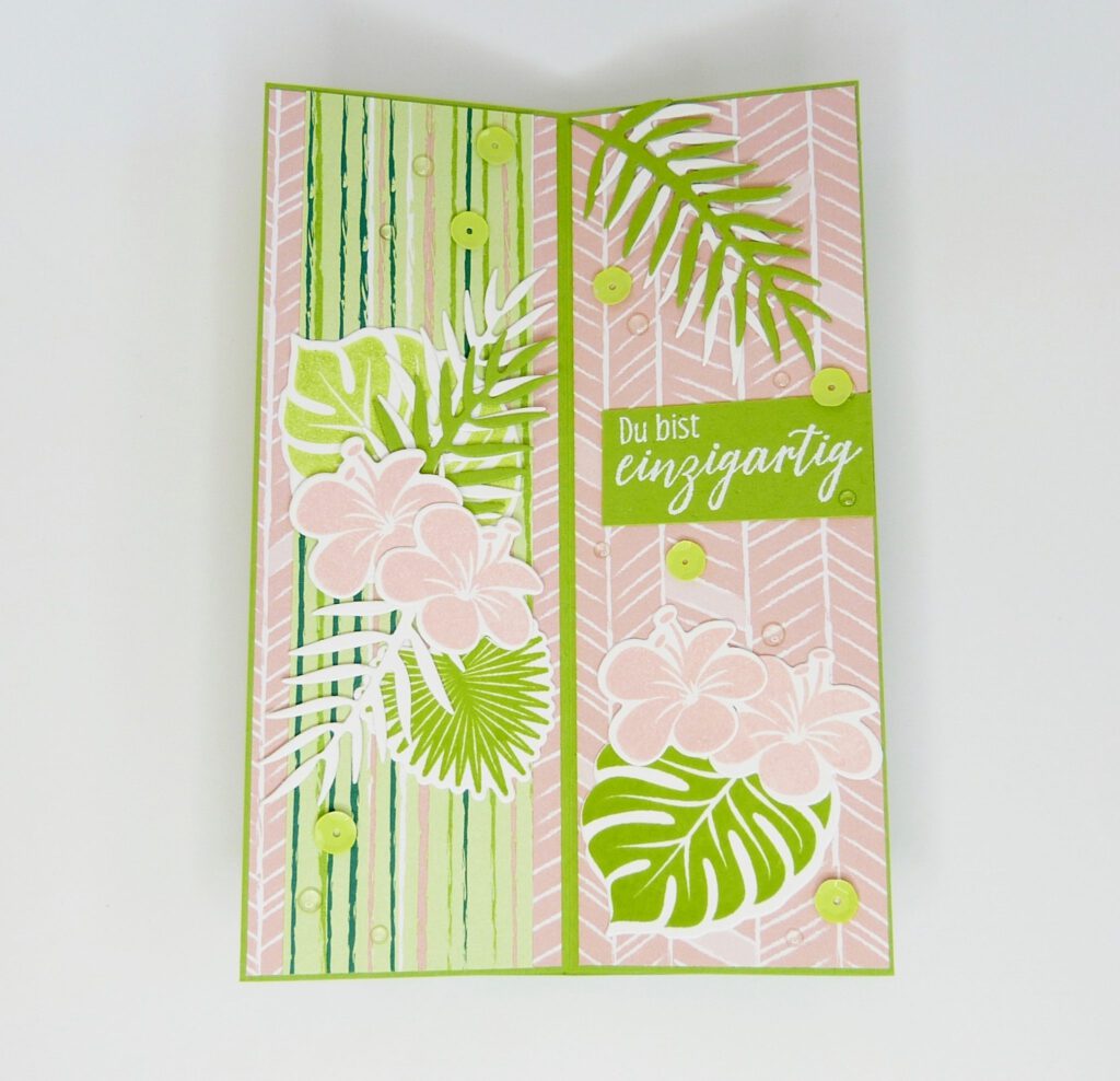 X Karte, Anleitung, Video, Kartenform, Stampin Up, Stempelitis