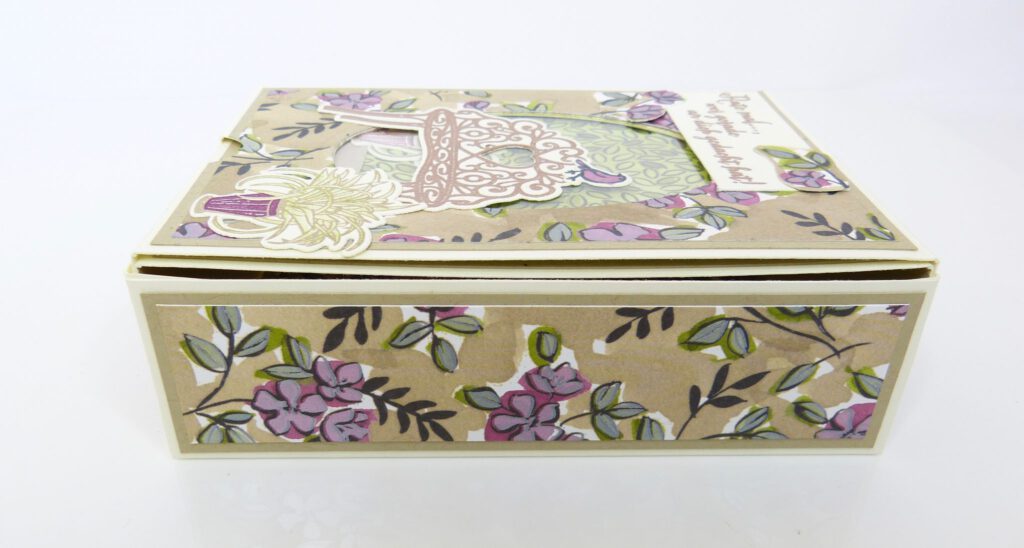 Shadowbox, Verpackung basteln, Papierbasteln, Geschenkverpackung, Stampin Up, Stempelitis