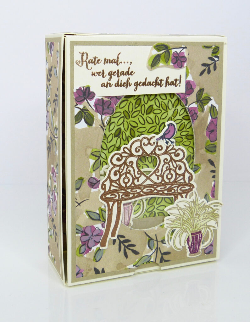 Shadowbox, Verpackung basteln, Papierbasteln, Geschenkverpackung, Stampin Up, Stempelitis