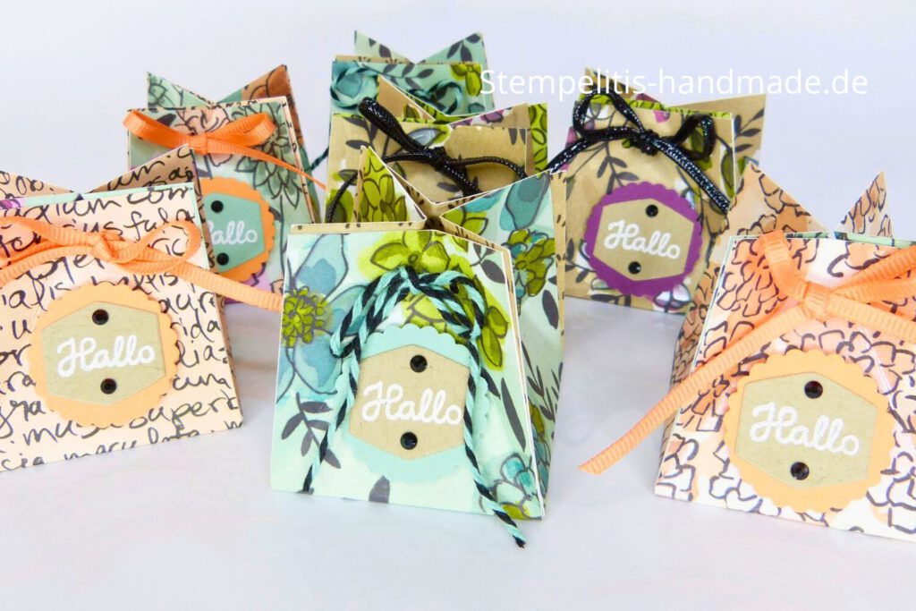Kleine Schokoverpackung, Anleitung, Geschenk, Goodie, Stampin up, Stempelitis, handmade
