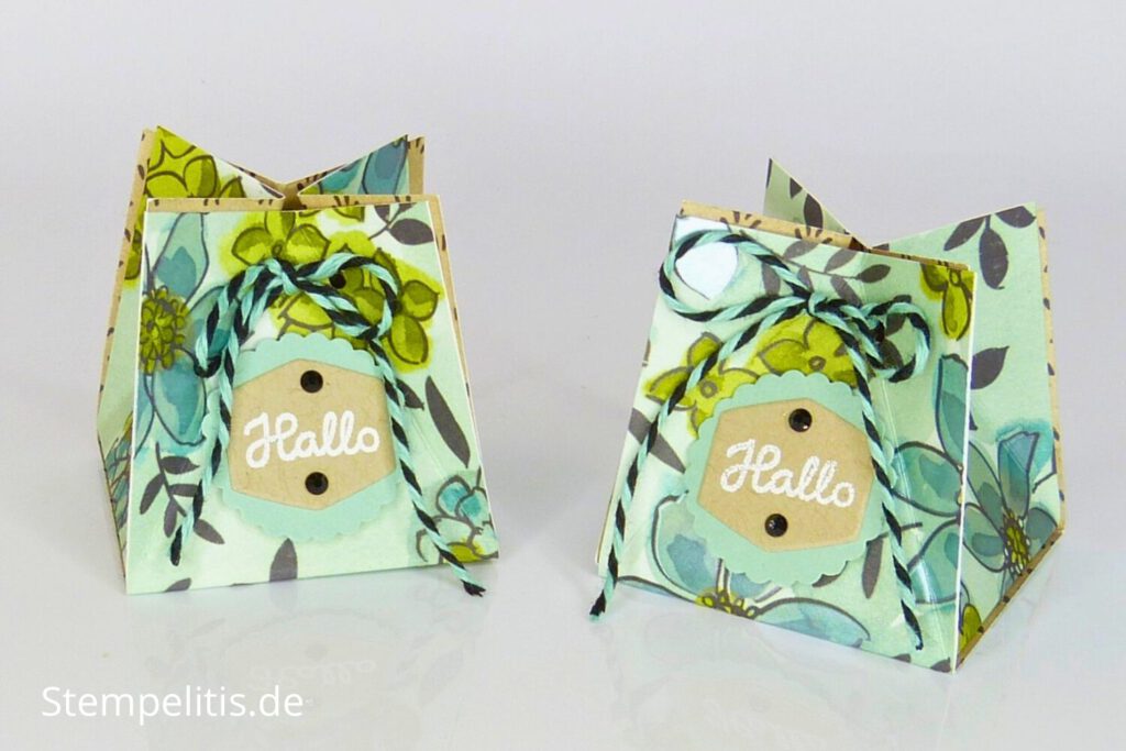 Kleine Schokoverpackung, Anleitung, Geschenk, Goodie, Stampin up, Stempelitis, handmade