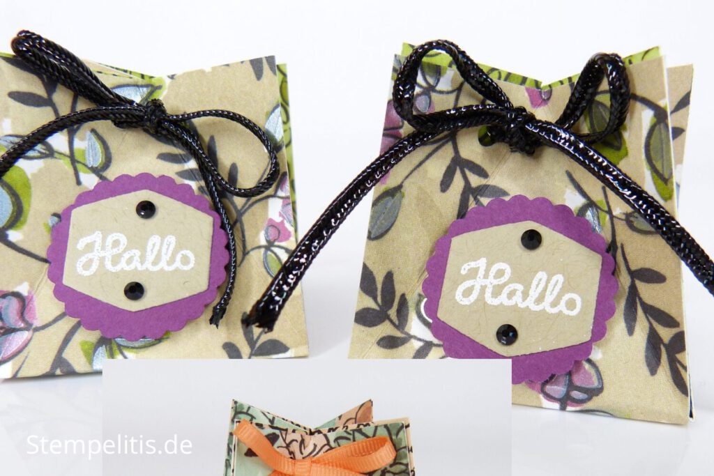 Kleine Schokoverpackung, Anleitung, Geschenk, Goodie, Stampin up, Stempelitis, handmade