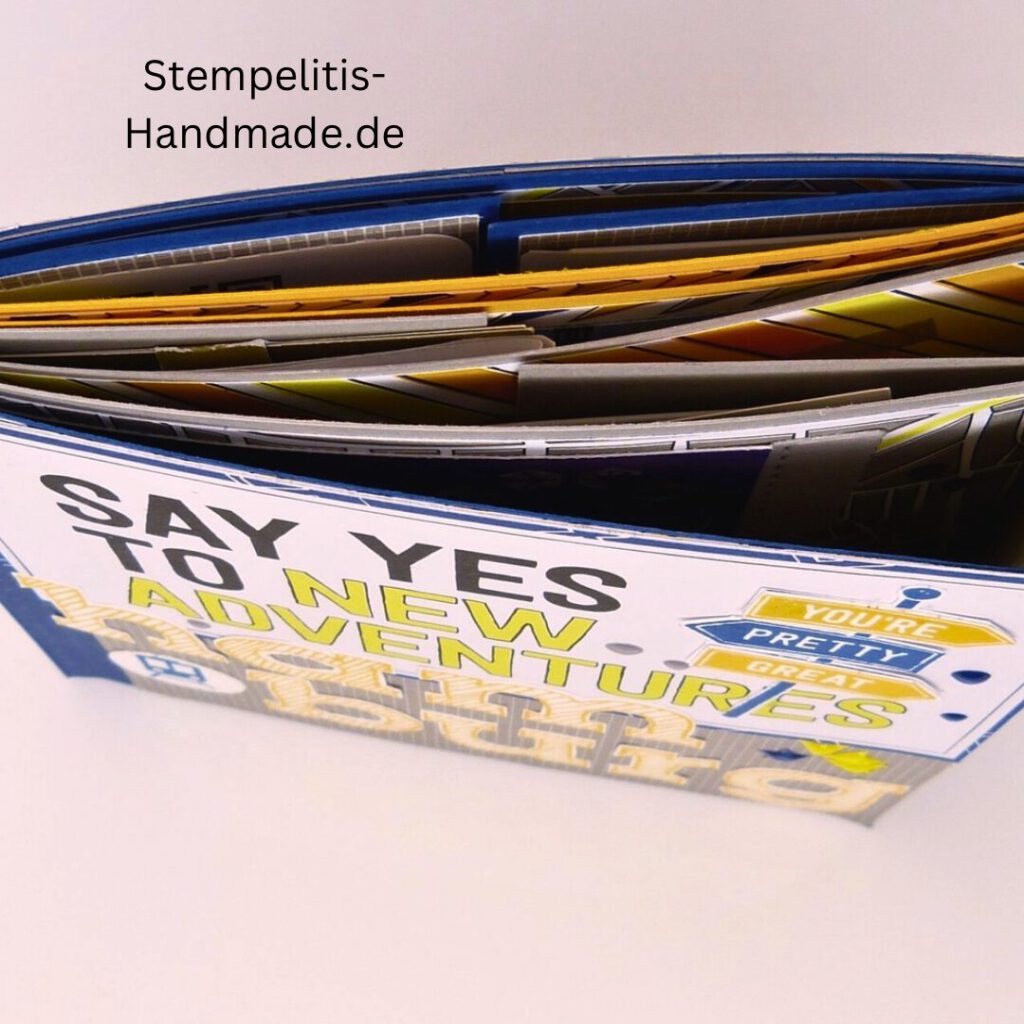 Minialbum, Fotoalbum, Hamburg, Album basteln, Papierbasteln, Stampin Up