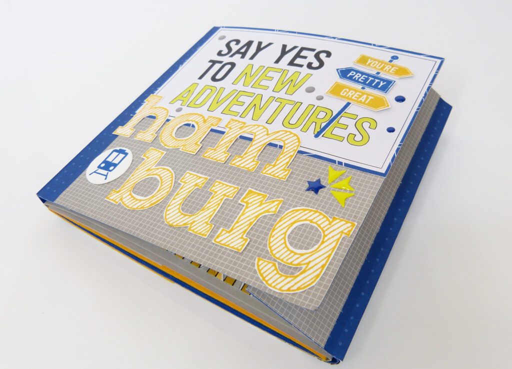 Minialbum, Fotoalbum, Hamburg, Album basteln, Papierbasteln, Stampin Up