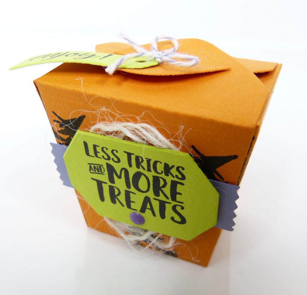 Halloween, Verpackung, Geschenkverpackung, Stampin Up, basteln, handmade