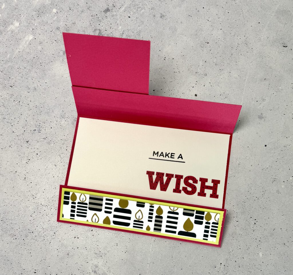 Flip Flap Karte Wish, Karte, Stampin Up, Handmade, Liebe