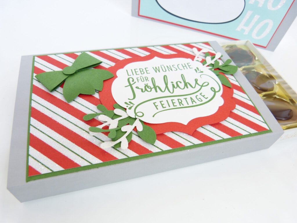 Verpackung, Weihnachten, Schachtel, Stampin Up, Weihnachtsmann, Schokolade