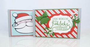 Verpackung, Weihnachten, Schachtel, Stampin Up, Weihnachtsmann, Schokolade