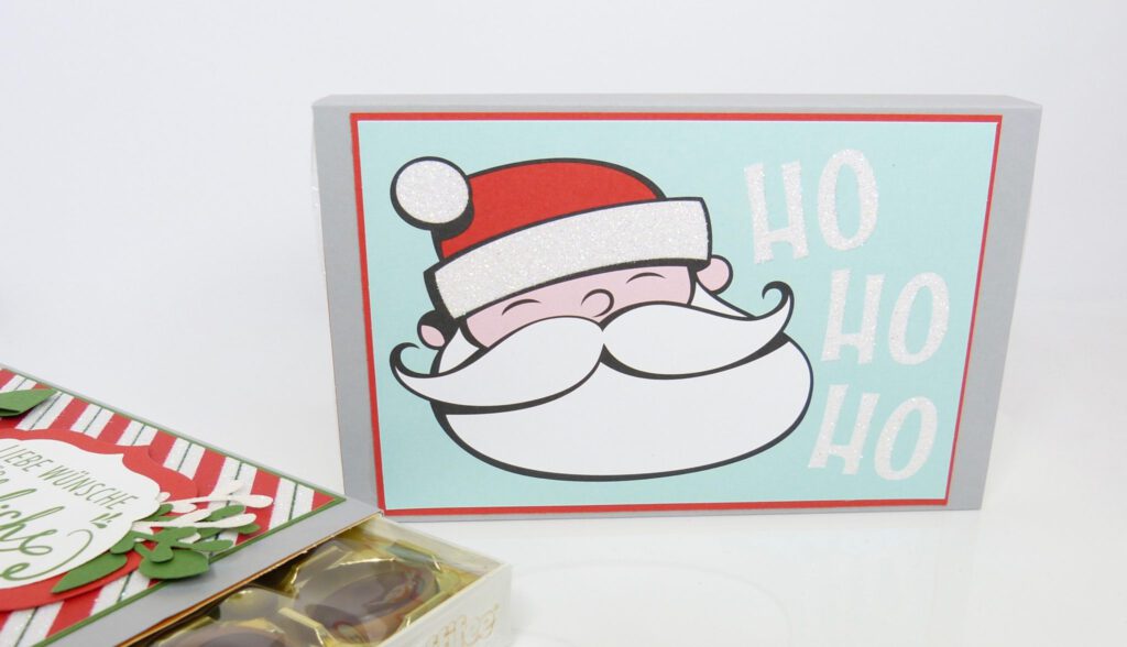 Verpackung, Weihnachten, Schachtel, Stampin Up, Weihnachtsmann, Schokolade