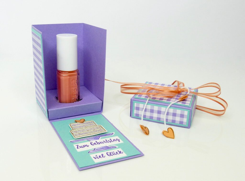 Stampin Up, Nagellack, Verpackung, Anleitung