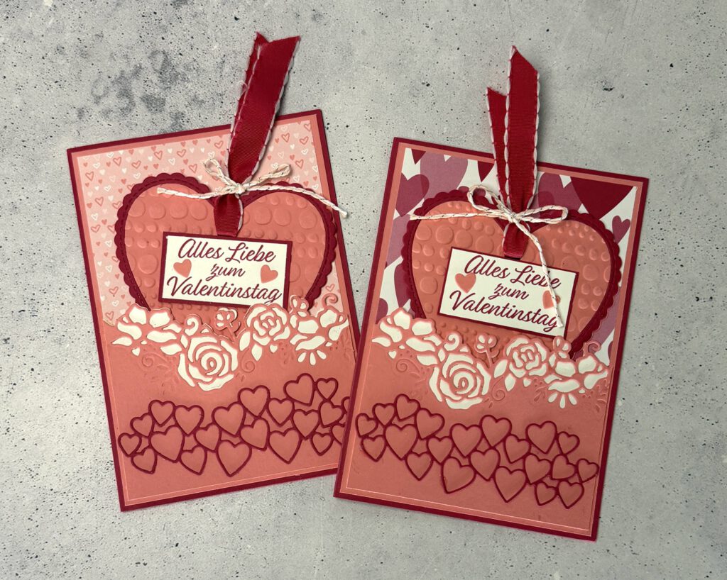 Valentinstag, Karte, Stampin Up, Handmade, Liebe
