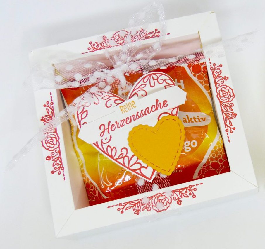 Shadowbox Herzenssache, Anleitung, Basteln, Bix, Stampin Up, Stempelitis