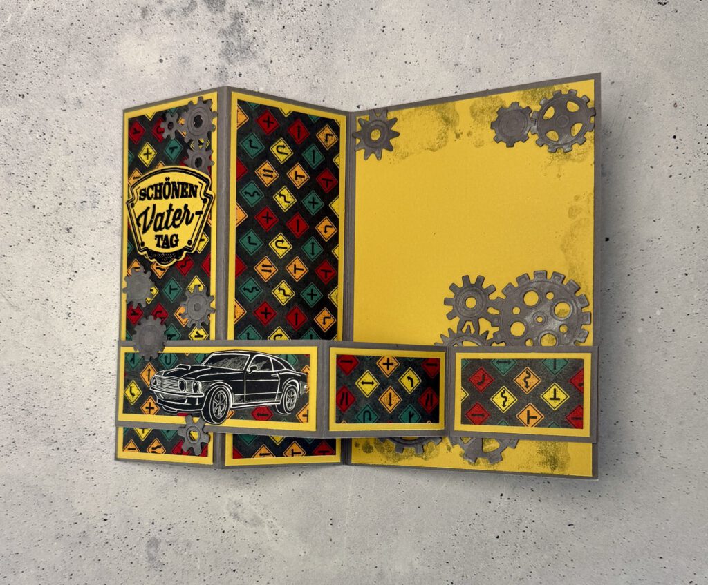 Z-Fold Karte, Vatertag, Werkstatt, Karte, Stampin Up, Handmade, Liebe