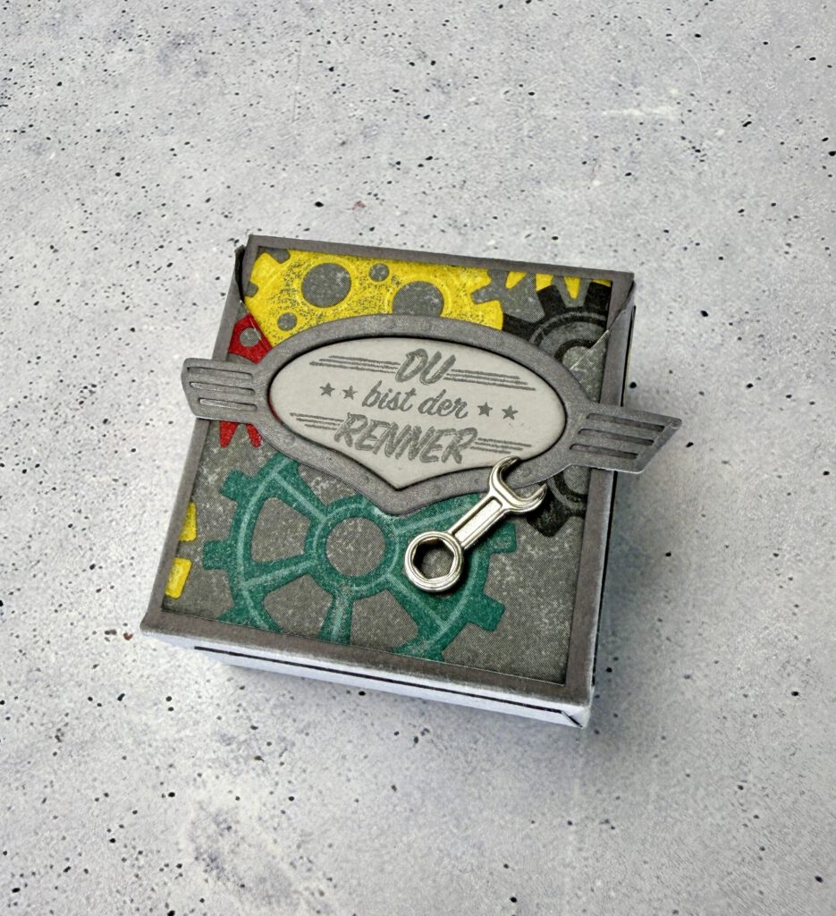 Du bist der Renner, Vatertag, Männer, Verpackung, Geschrnk, Stampin up, Anleitung