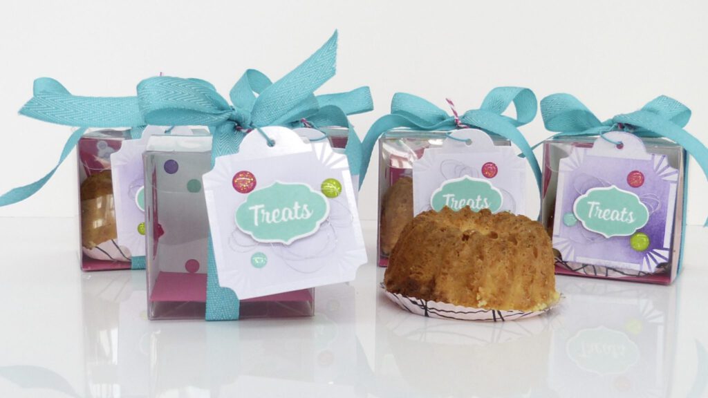 Minigugelhupf, Gastgeschenk, Geschenkverpackung, Anleitung, Basteln, Stampin Up