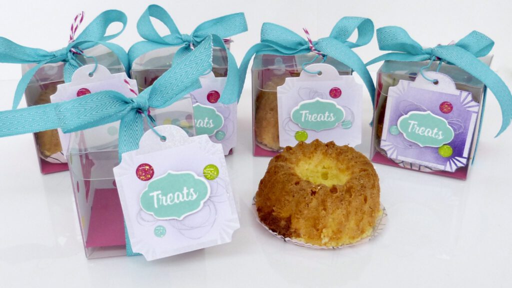 Minigugelhupf, Gastgeschenk, Geschenkverpackung, Anleitung, Basteln, Stampin Up