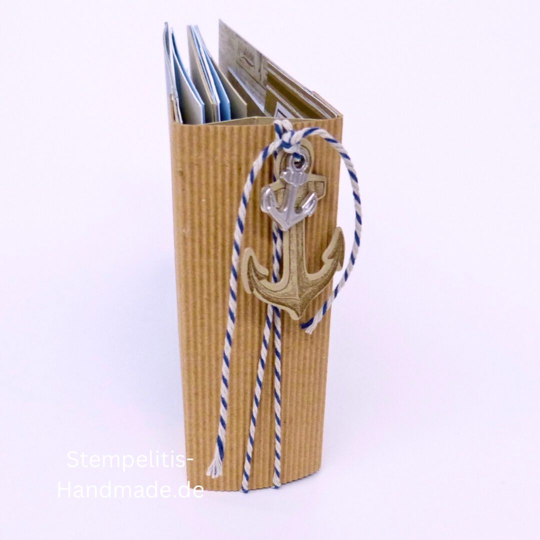Mini Album Setz die Segel - mit Videotutorial - Stempelitis-Handmade Shop