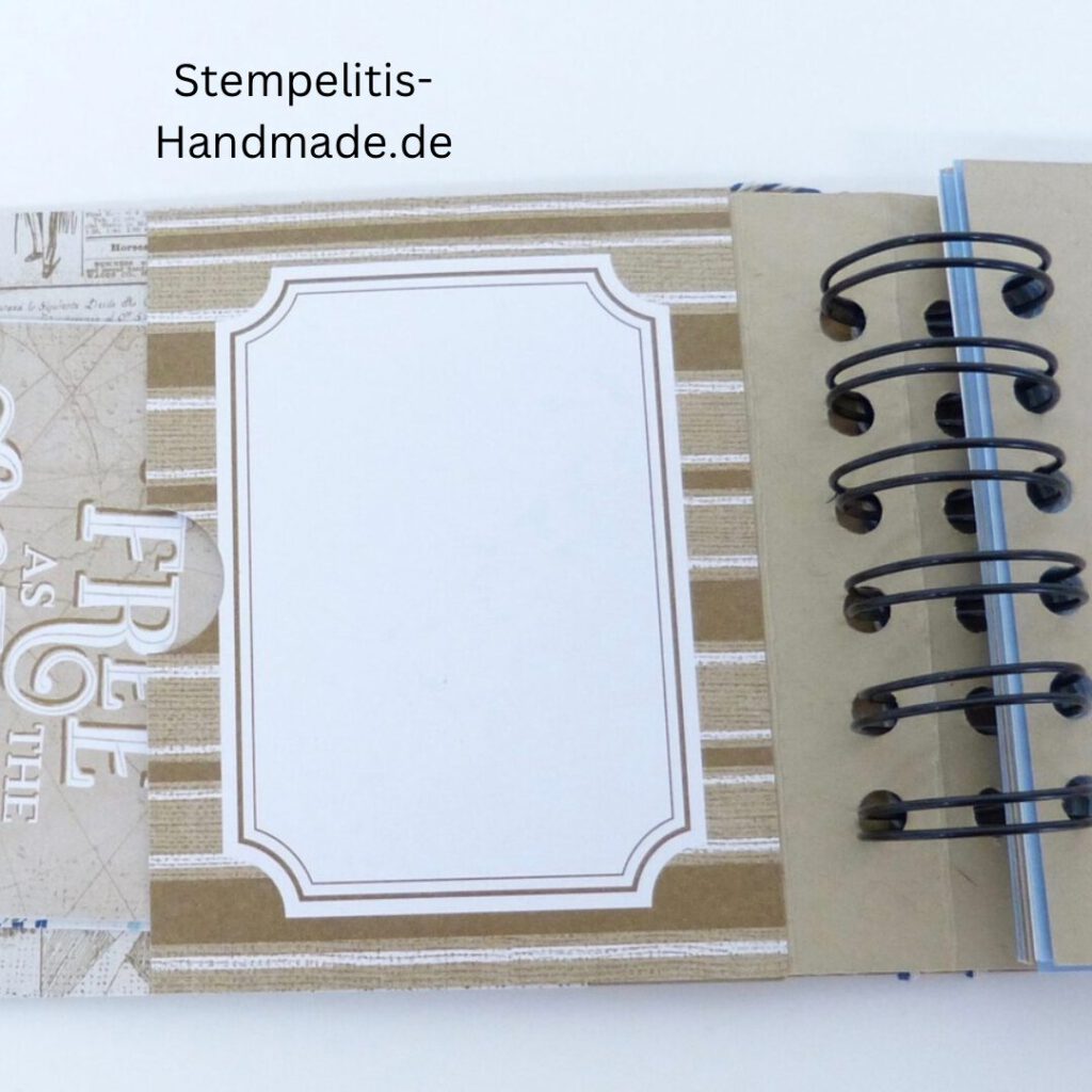 Minialbum, Fotoalbum, Segeln, Schiff, Meer, Album basteln, Papierbasteln, Stampin Up