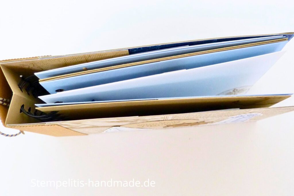 Minialbum, Fotoalbum, Segeln, Schiff, Meer, Album basteln, Papierbasteln, Stampin Up