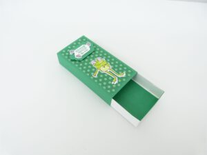 Schiebeschachtel, Frosch, Verpackung, Geschenkverpackung, Stampin Up, basteln, handmade