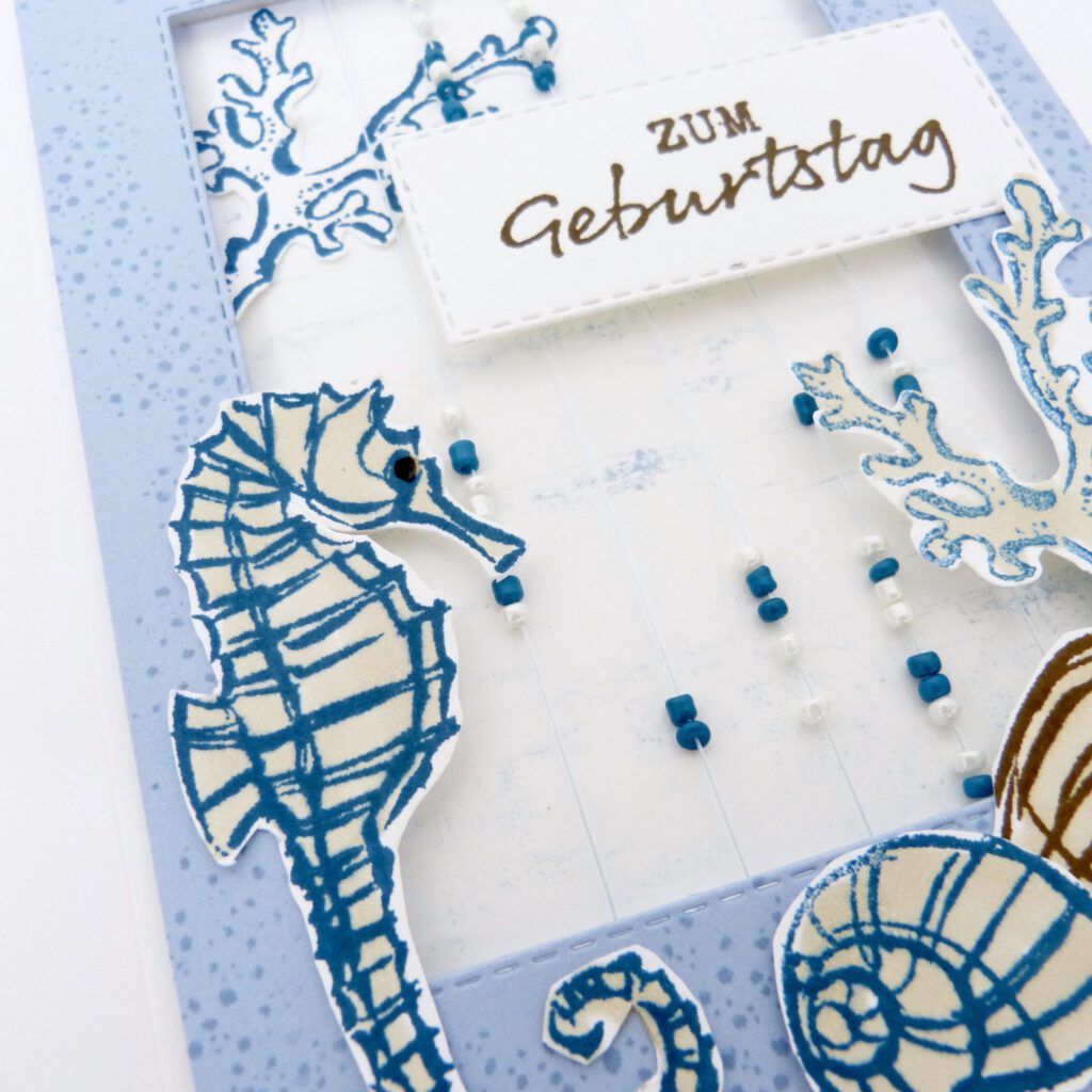 Kartentechnik, Karten basteln, Stampin Up, handmade, Anleitung