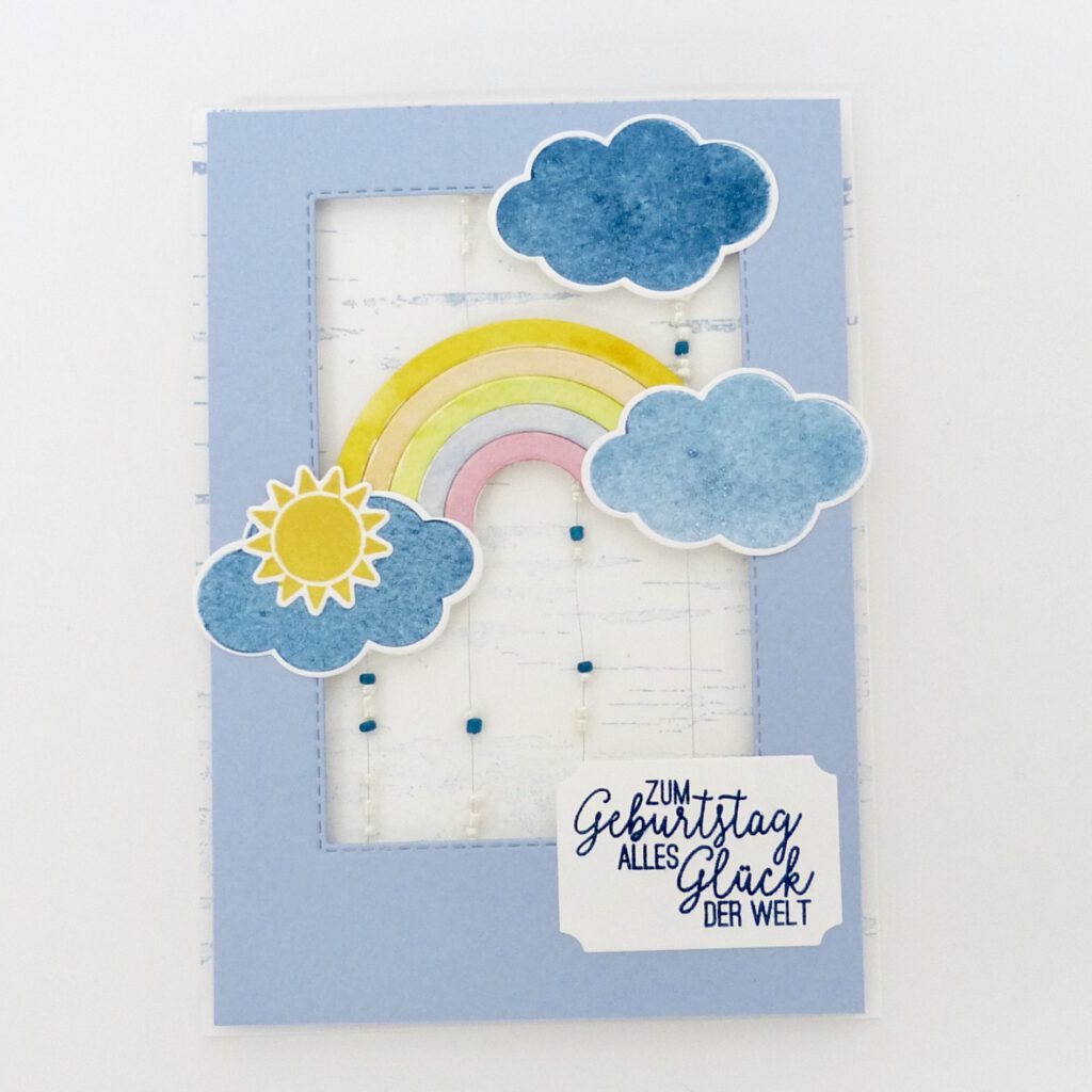 Kartentechnik, Karten basteln, Stampin Up, handmade, Anleitung