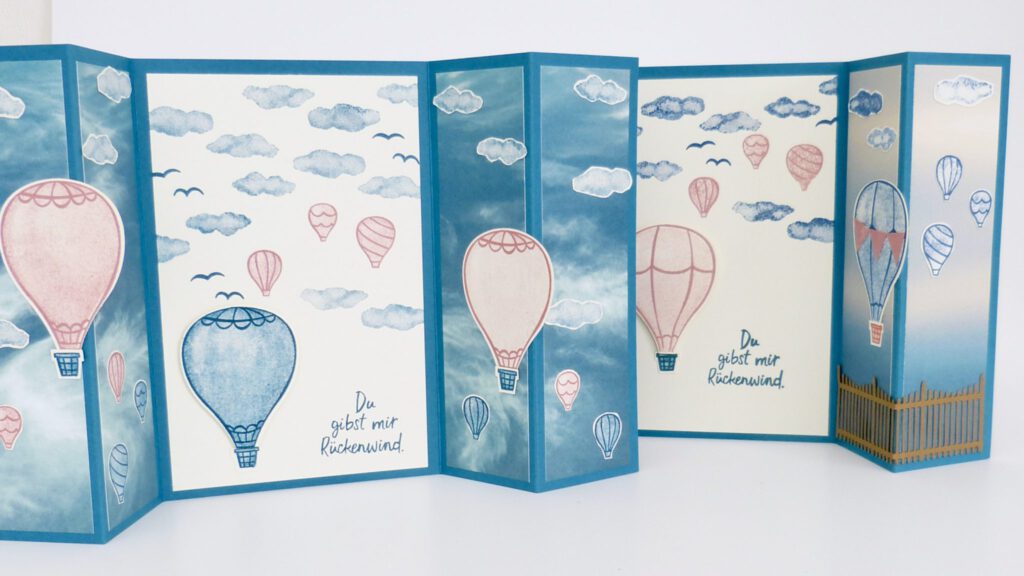 Kartentechnik, Karten basteln, Stampin Up, handmade, Anleitung