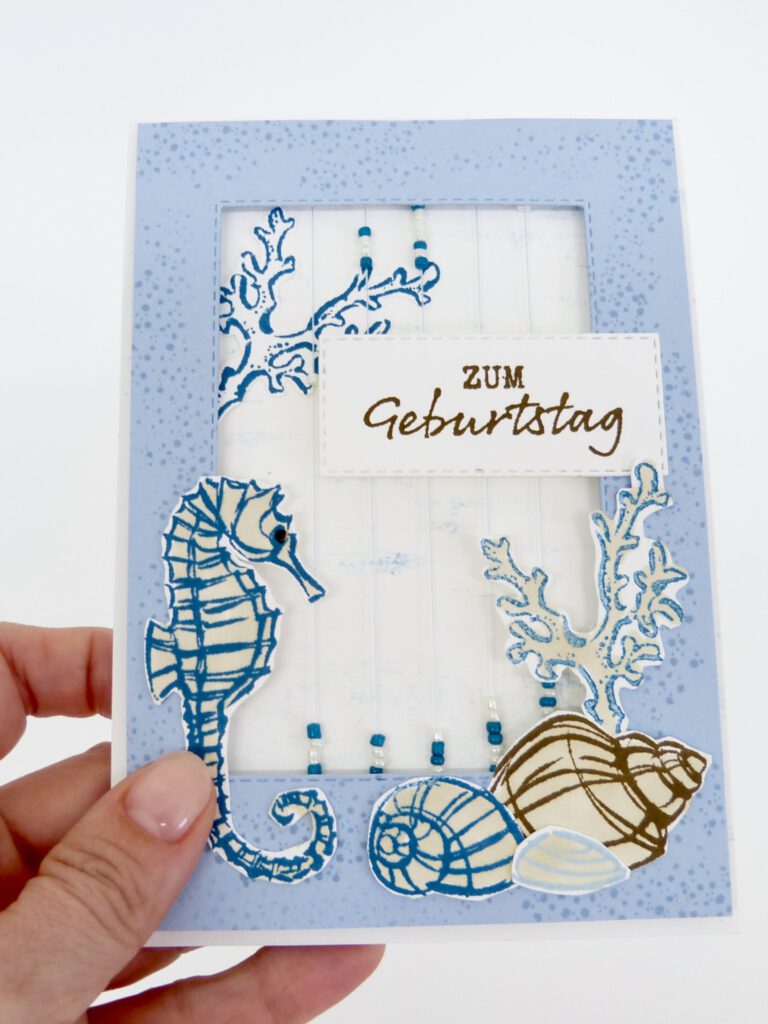 Kartentechnik, Karten basteln, Stampin Up, handmade, Anleitung