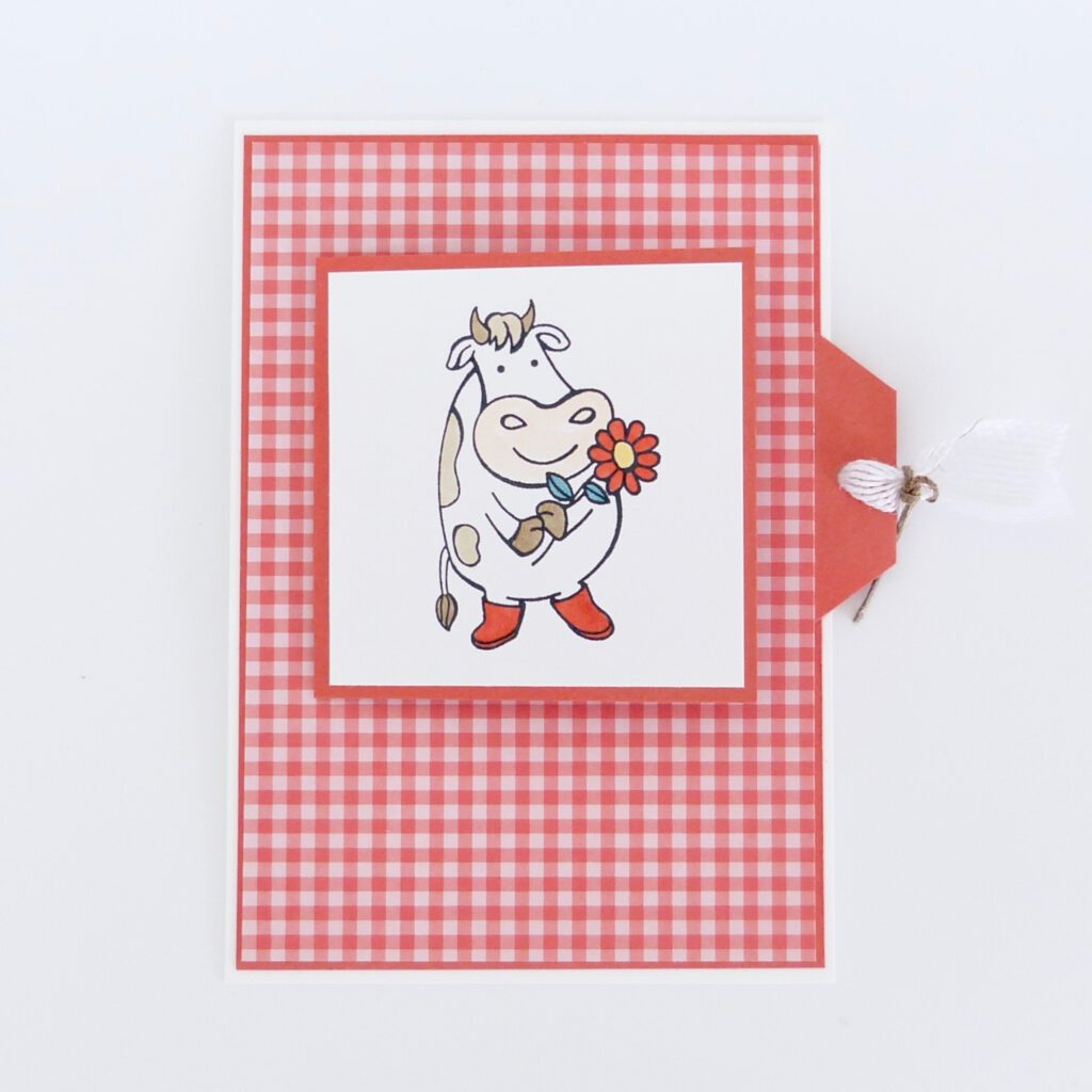 Karte, Coole Grüße, Kuhle Grüße, Kartentechnik, Anleitung, Stampin Up