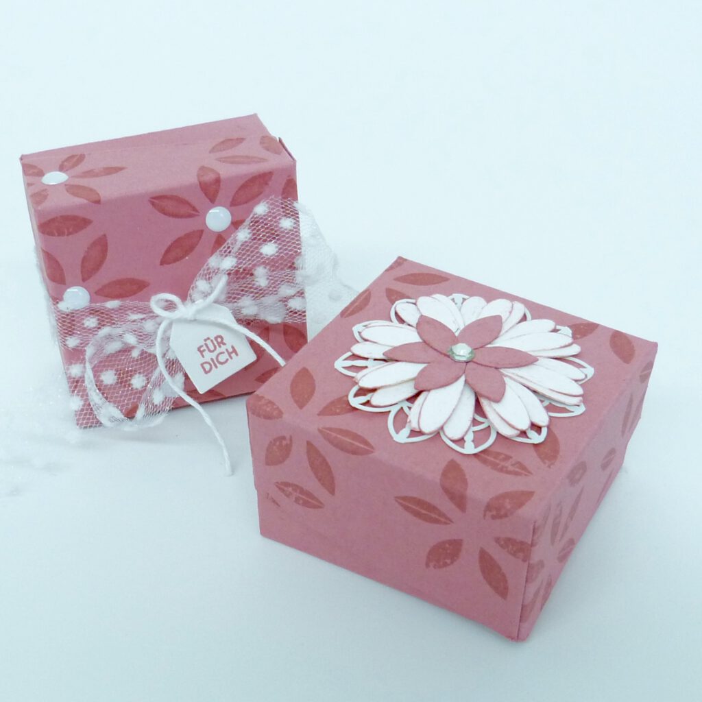 Schräge Box, Verpackung, Geschenkverpackung, Stampin Up, basteln, handmade