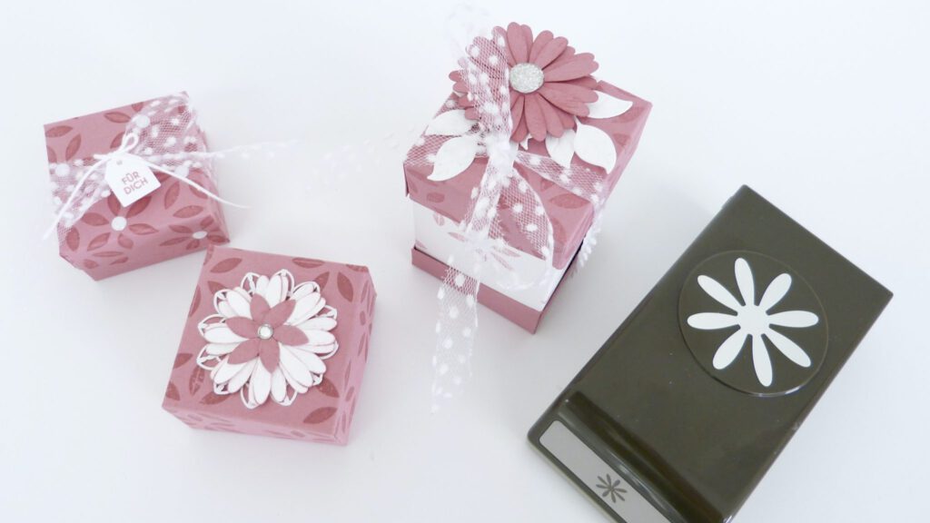 Schräge Box, Verpackung, Geschenkverpackung, Stampin Up, basteln, handmade
