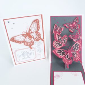 Kartentechnik, Karten basteln, Stampin Up, handmade, Anleitung