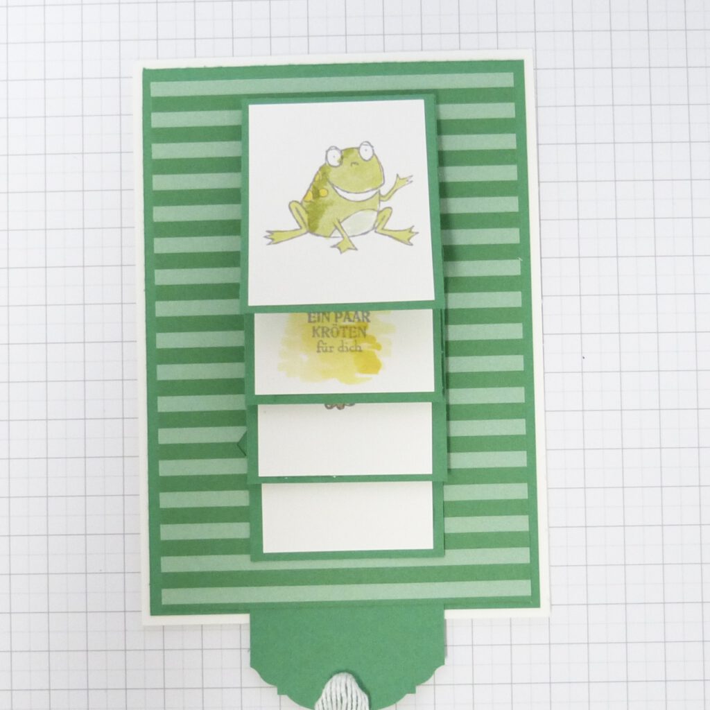 Flipziehkarte, Kartenform, Papierbasteln, Stampin Up, basteln, handmade