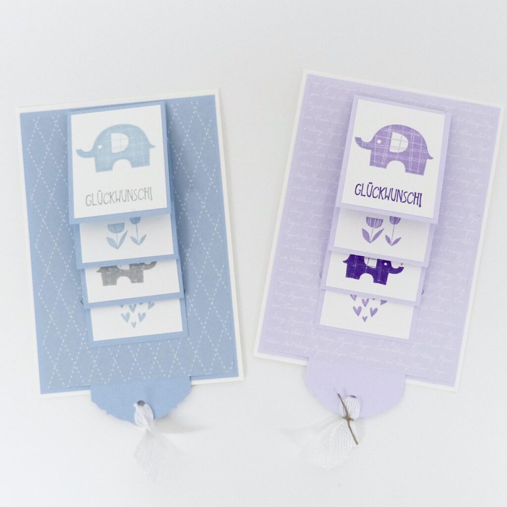 Flipziehkarte, Kartenform, Papierbasteln, Stampin Up, basteln, handmade