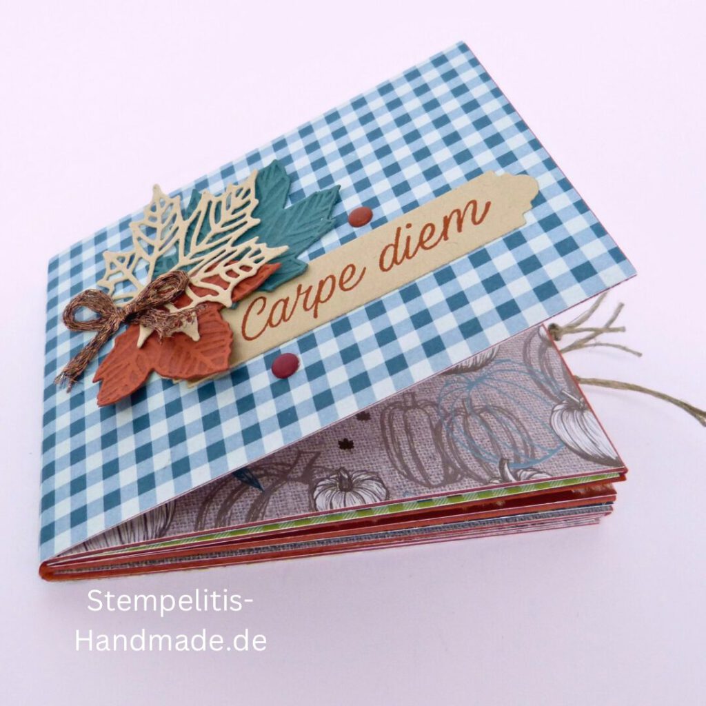 Minialbum, Fotoalbum, Herbst, Album basteln, Papierbasteln, Stampin Up