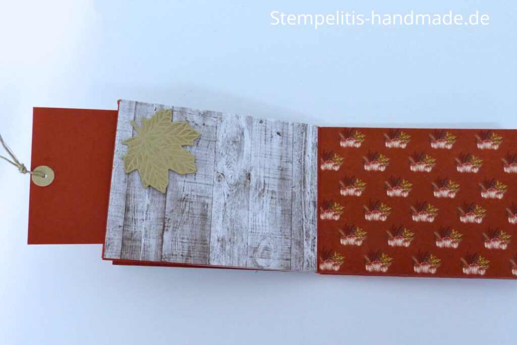 Minialbum, Fotoalbum, Herbst, Album basteln, Papierbasteln, Stampin Up