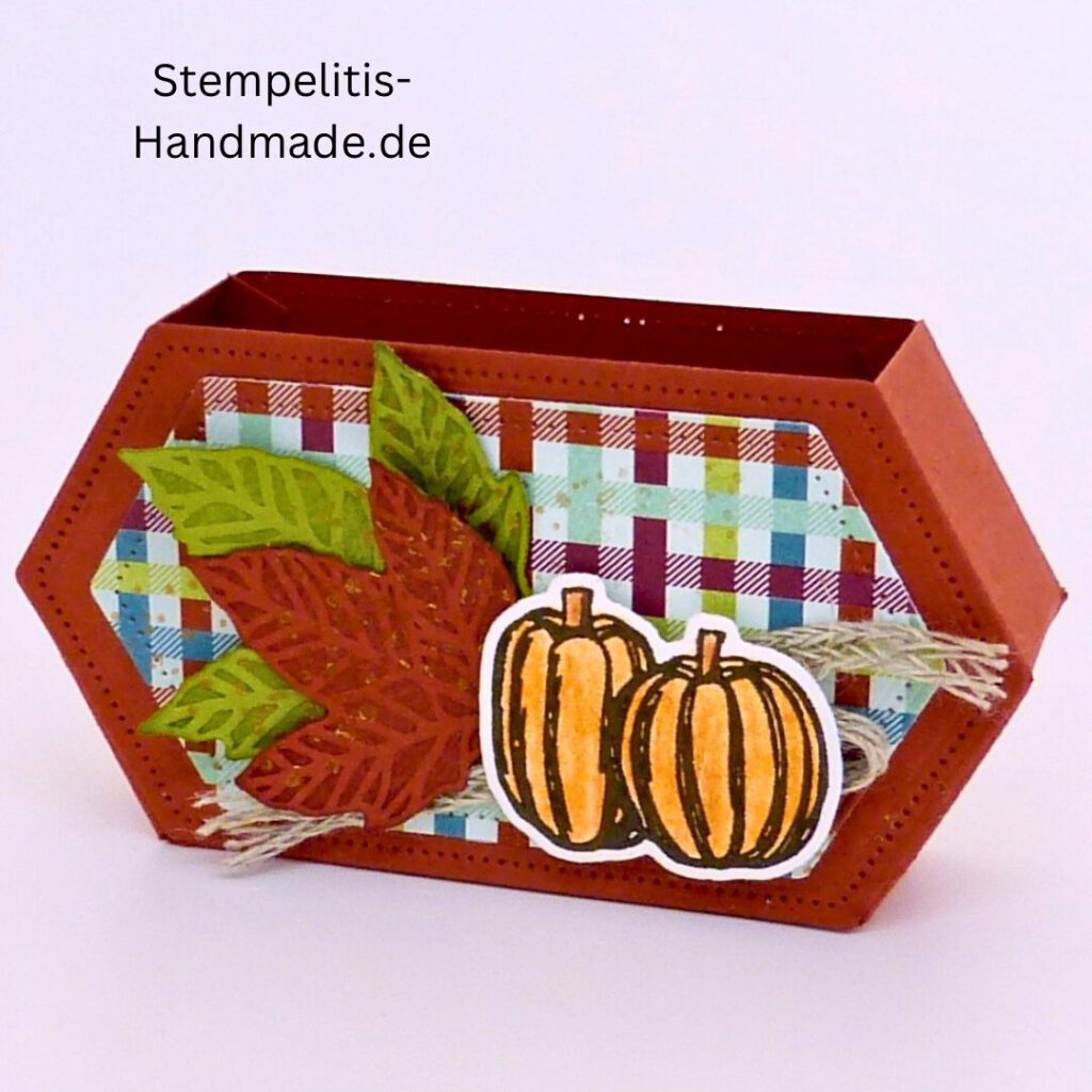 Geschenkbox, Herbstfreuden, Anleitung, Verpackung. Stampin Up